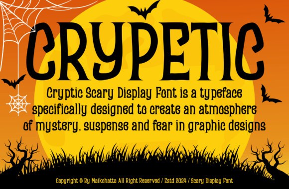 Crypetic Font - Preview 6