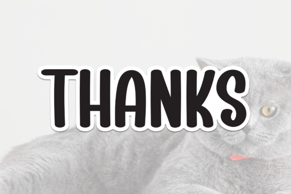 Cute Cat Font - Preview 6