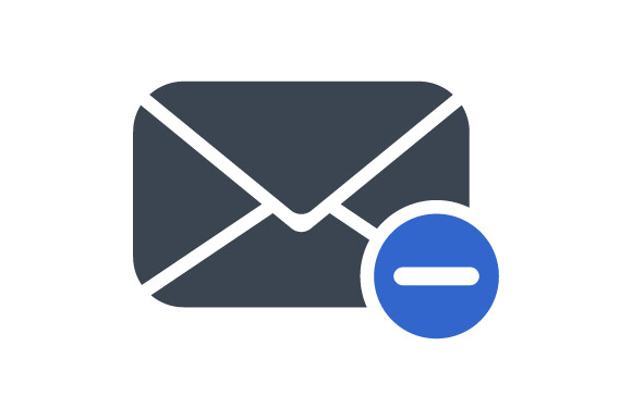 Delete Email Icon Graphic by Icon Factory · Creative Fabrica