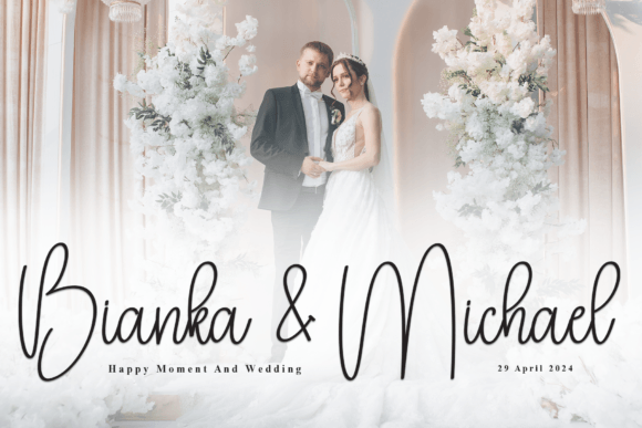 Elaine Signature Font PNG with transparent background - Preview 1