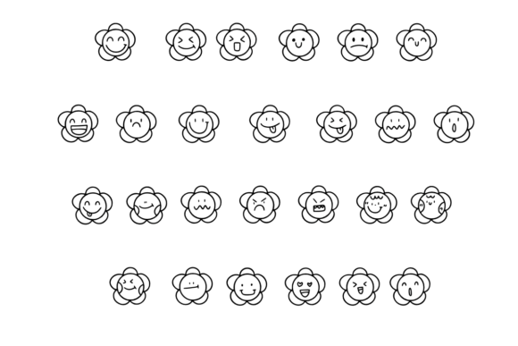 Flower Font - Preview 1