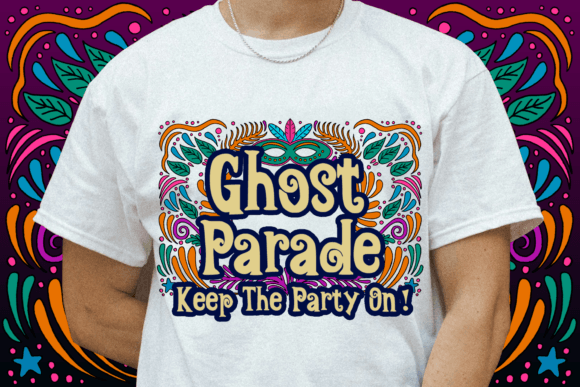 Ghost Parade Font PNG with transparent background - Preview 1