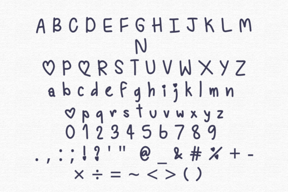 Happy Mother Font - Preview 1