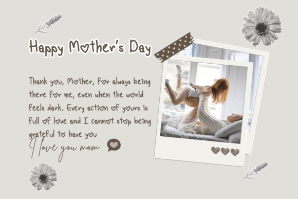 Happy Mother Font - Preview 2