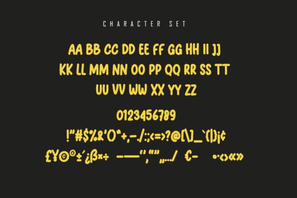 Maruhe Font font preview - 5