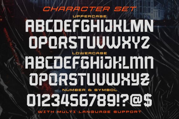 Neogliph Font PNG with transparent background - Preview 6