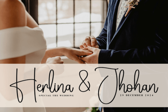 Pictural Signature Font PNG with transparent background - Preview 1
