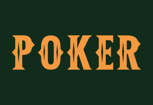 Poker Font font preview - 3