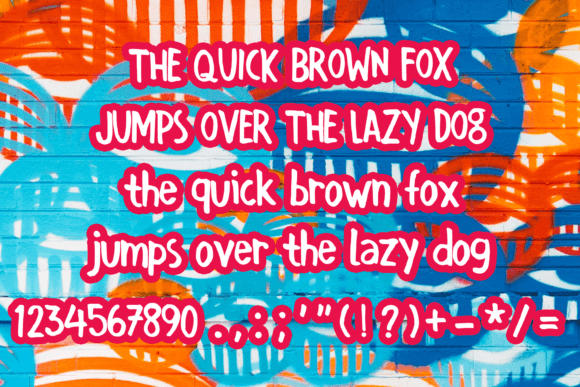 Poster Hand Brush Font PNG with transparent background - Preview 3