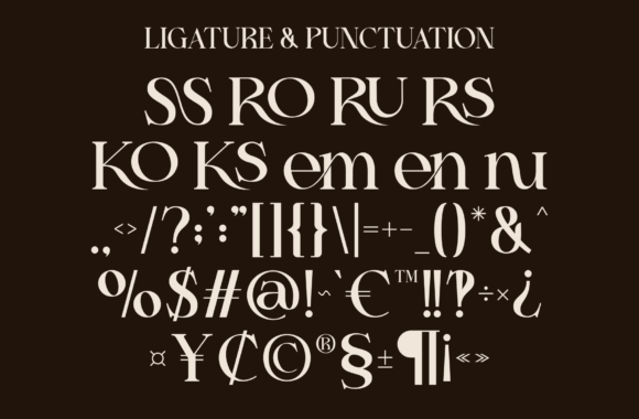 Prole Derose Font PNG with transparent background - Preview 5