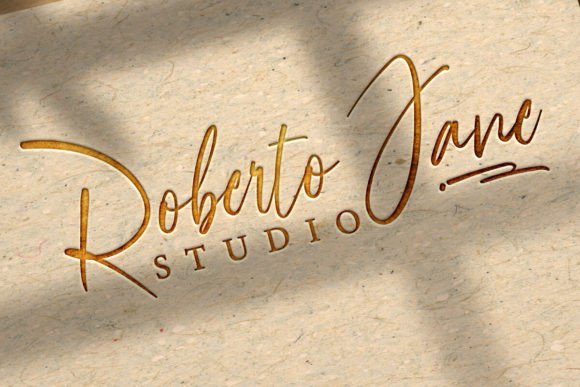 Roberto Jane Font PNG with transparent background - Preview 1