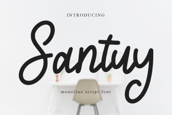 Santuy Fuentes Caligráficas Fuente Por Struggle Studio