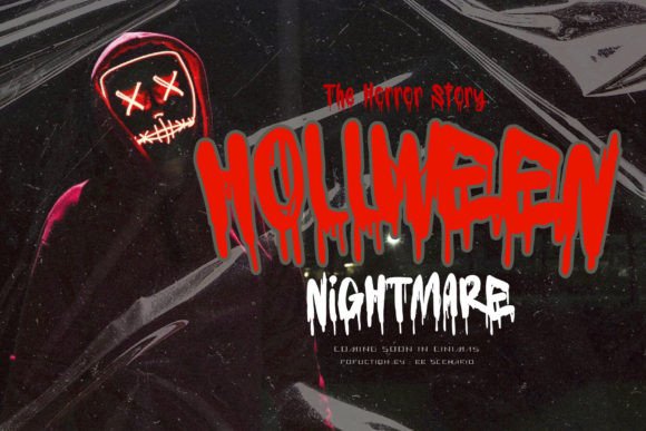 Slayer Font PNG with transparent background - Preview 2