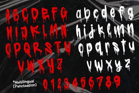 Slayer Font PNG with transparent background - Preview 6