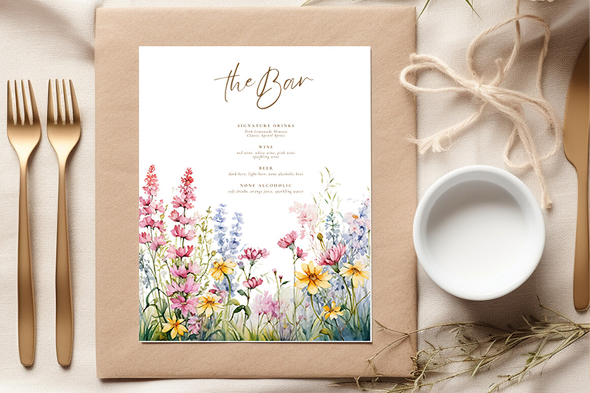 Spring Flowers Clipart Wild Flowers PNG - photo 3