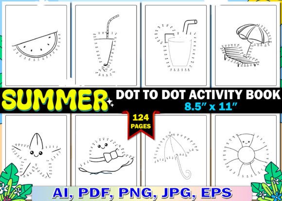 Kids - Cute Kawaii Summer Coloring Pages Graphic by PLAY ZONE ...
