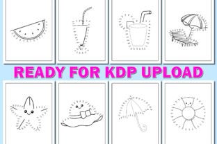 Summer Dot to Dot Pages for Kids Graphic by PLAY ZONE · Creative Fabrica