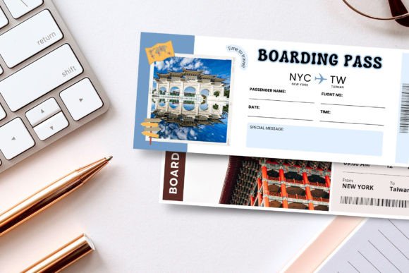 Taiwan Trip Surprise Gift Ticket Canva
