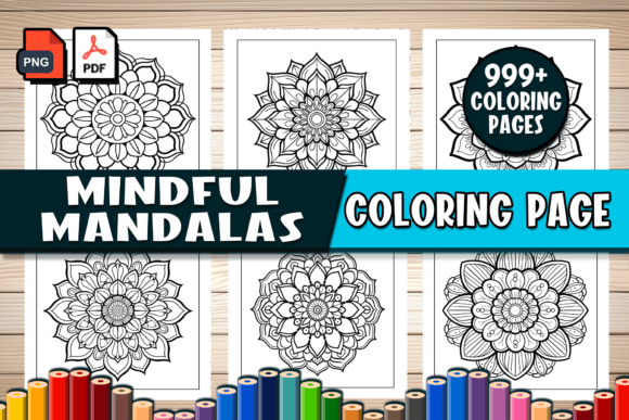 999+ Mindful Mandalas Coloring Pages