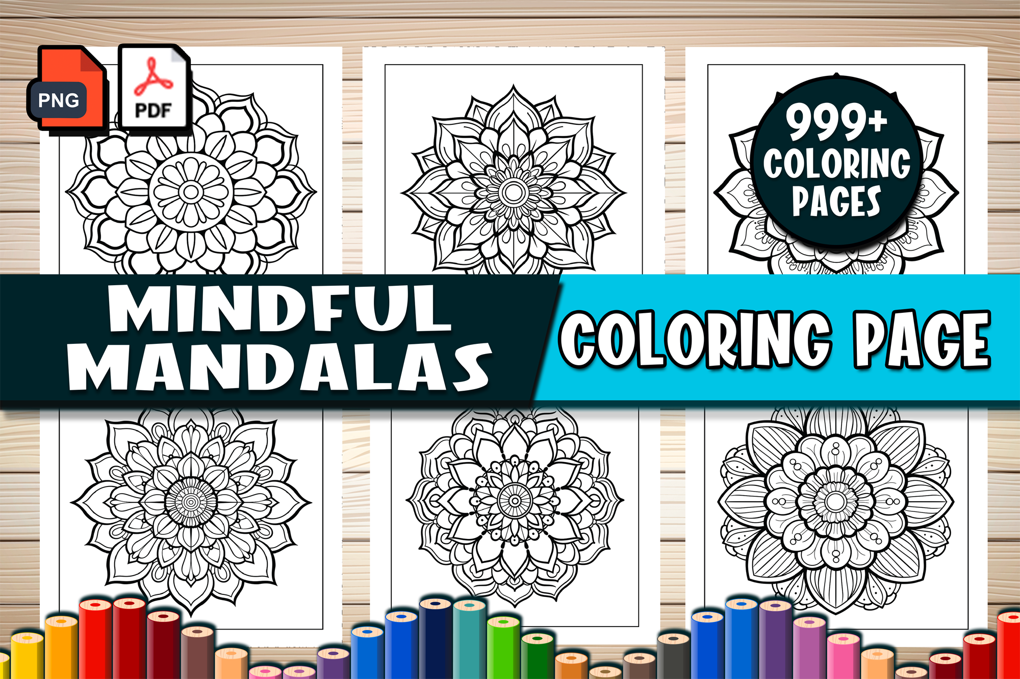 999+ Mindful Mandalas Coloring Pages