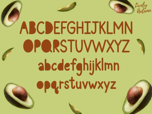 Avocado Font - Preview 1