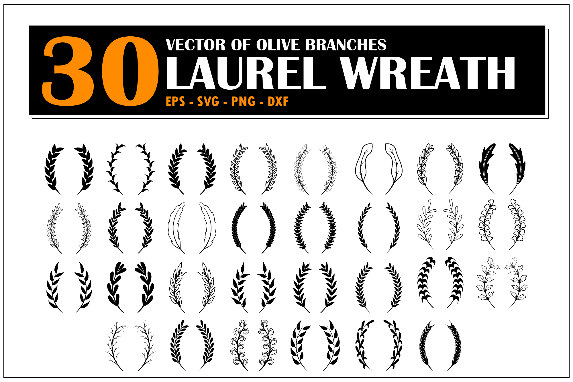 Award Quality Laurel Wreath Vector