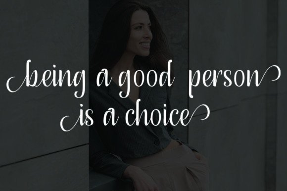 Bertina Script Font - Preview 4
