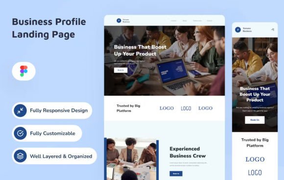 Business Profile Landing Page