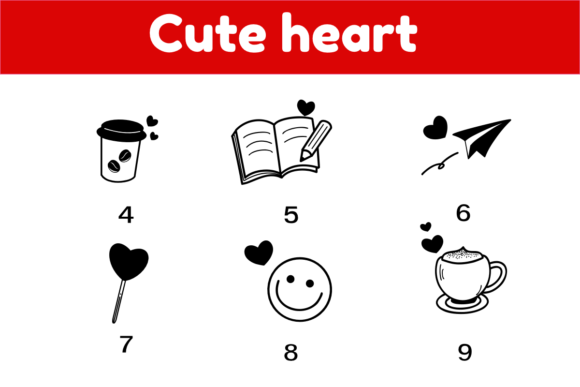Cute Heart Font - Preview 3