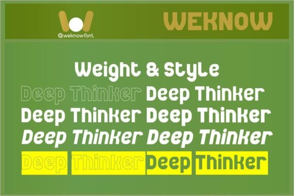 Deep Thinker Font - Preview 5