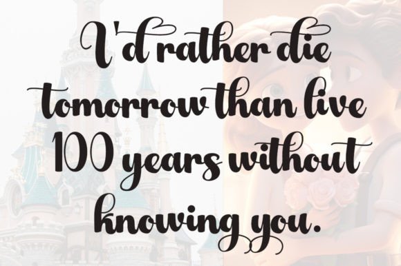 Disney Font - Preview 1