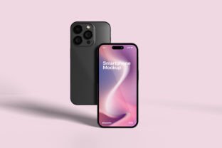 Floating Smartphone Mockup Graphic by My Code Std · Creative Fabrica