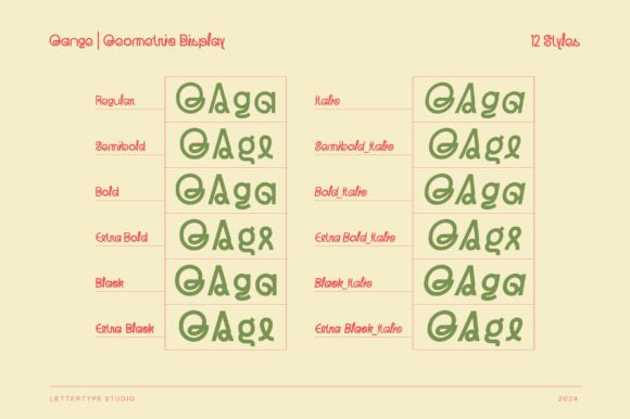 Gange Font - Preview 1