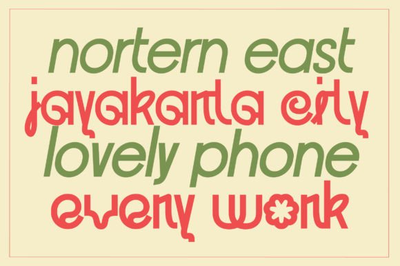 Gange Font - Preview 3