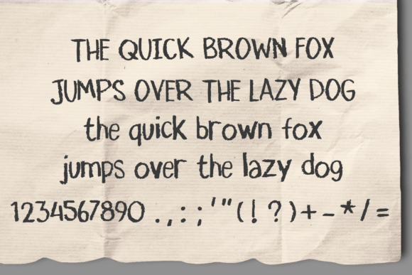 Graphite Pencil Font - Preview 3