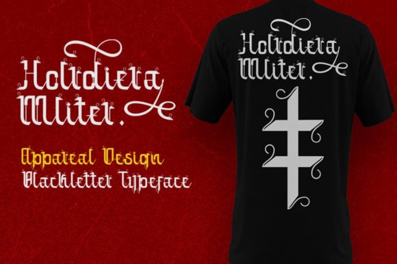 Haiver Ealitiren Font PNG with transparent background - Preview 2