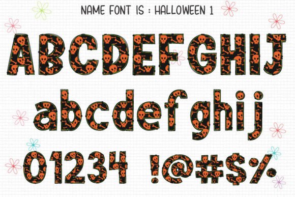 Halloween Font - Preview 1