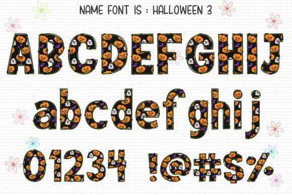 Halloween Font - Preview 3