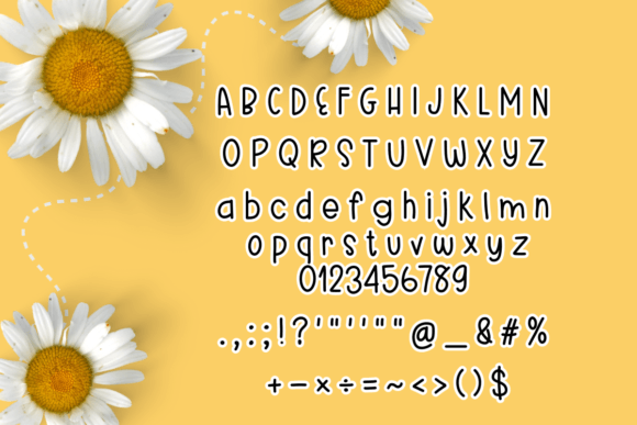 Happy Lettering Font PNG with transparent background - Preview 1