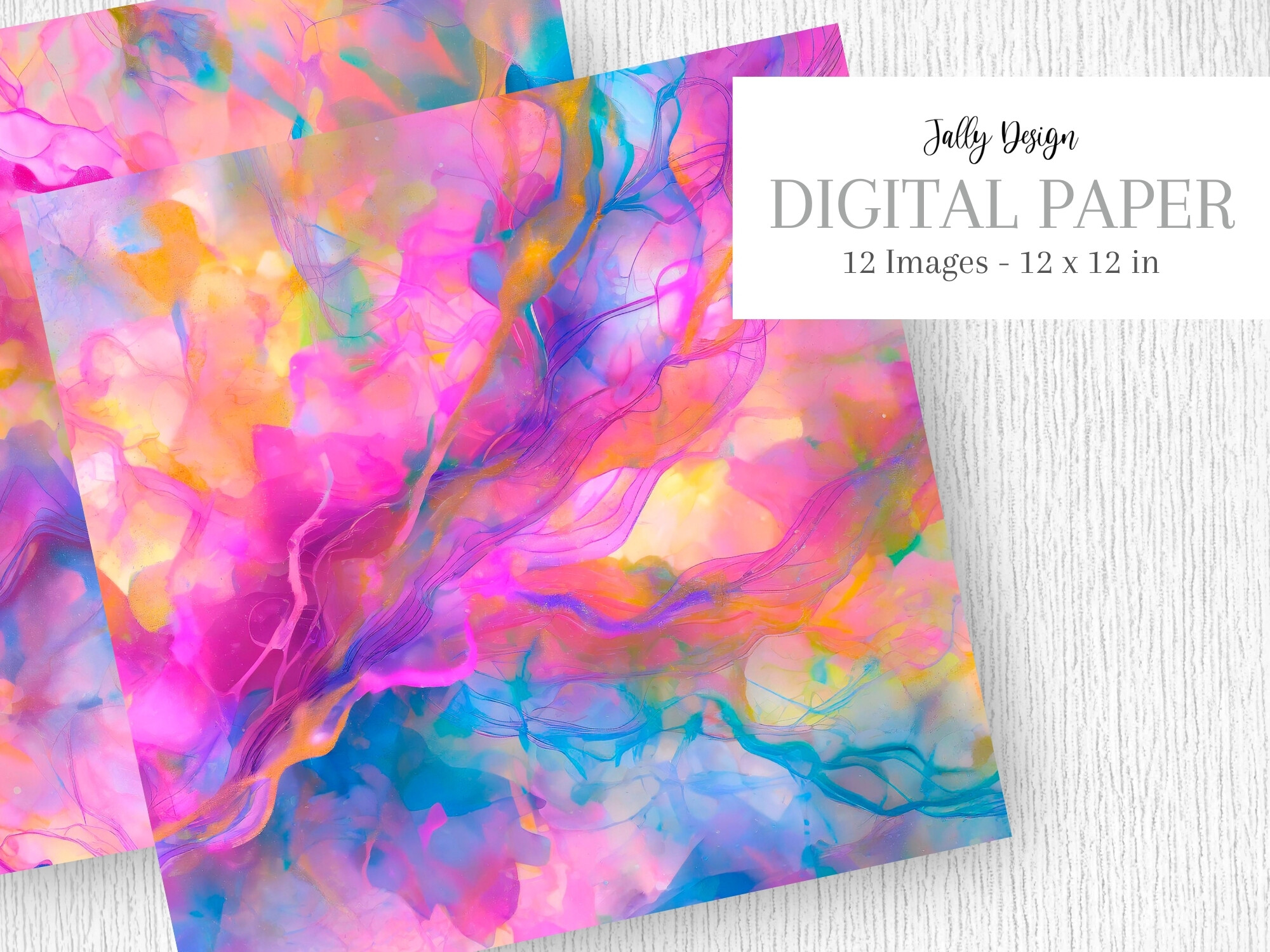 Holographic Violet Alcohol Ink Graphic by jallydesign · Creative Fabrica