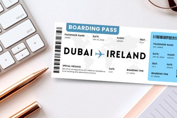 Ireland Trip Surprise Gift Ticket