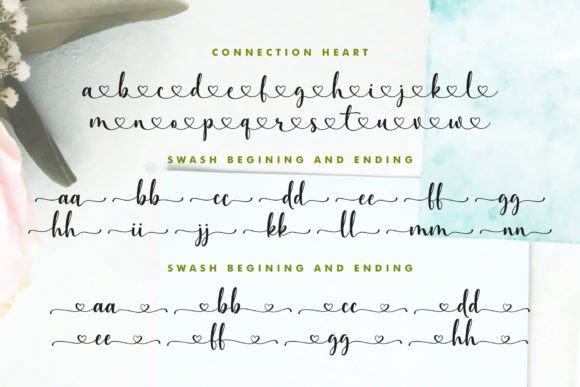Juliet Love Font PNG with transparent background - Preview 1