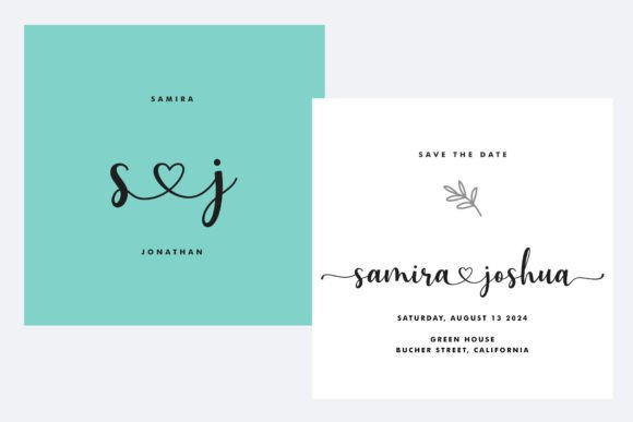 Juliet Love Font PNG with transparent background - Preview 2