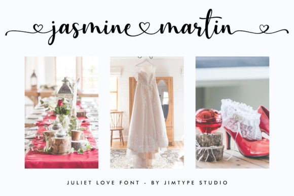 Juliet Love Font PNG with transparent background - Preview 3