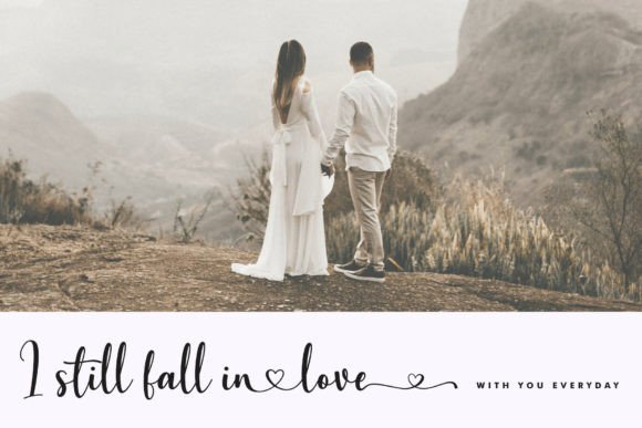 Juliet Love Font PNG with transparent background - Preview 6