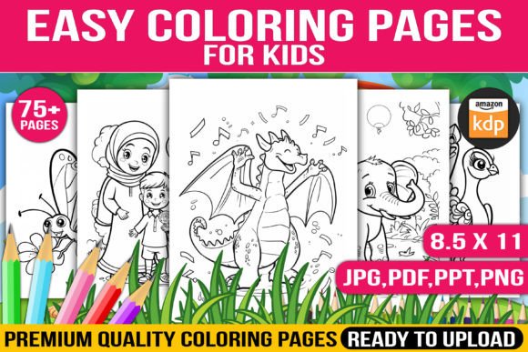 Kids Coloring Pages for KDP