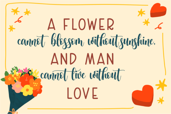 Lovely Valentine Duo Font PNG with transparent background - Preview 1