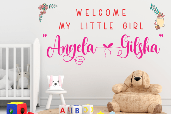 Lovely Valentine Duo Font PNG with transparent background - Preview 6