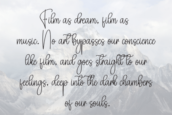 Malissa Calligraph Font PNG with transparent background - Preview 5
