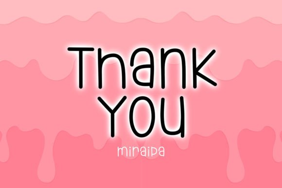 Melt Ice Cream Font PNG with transparent background - Preview 6